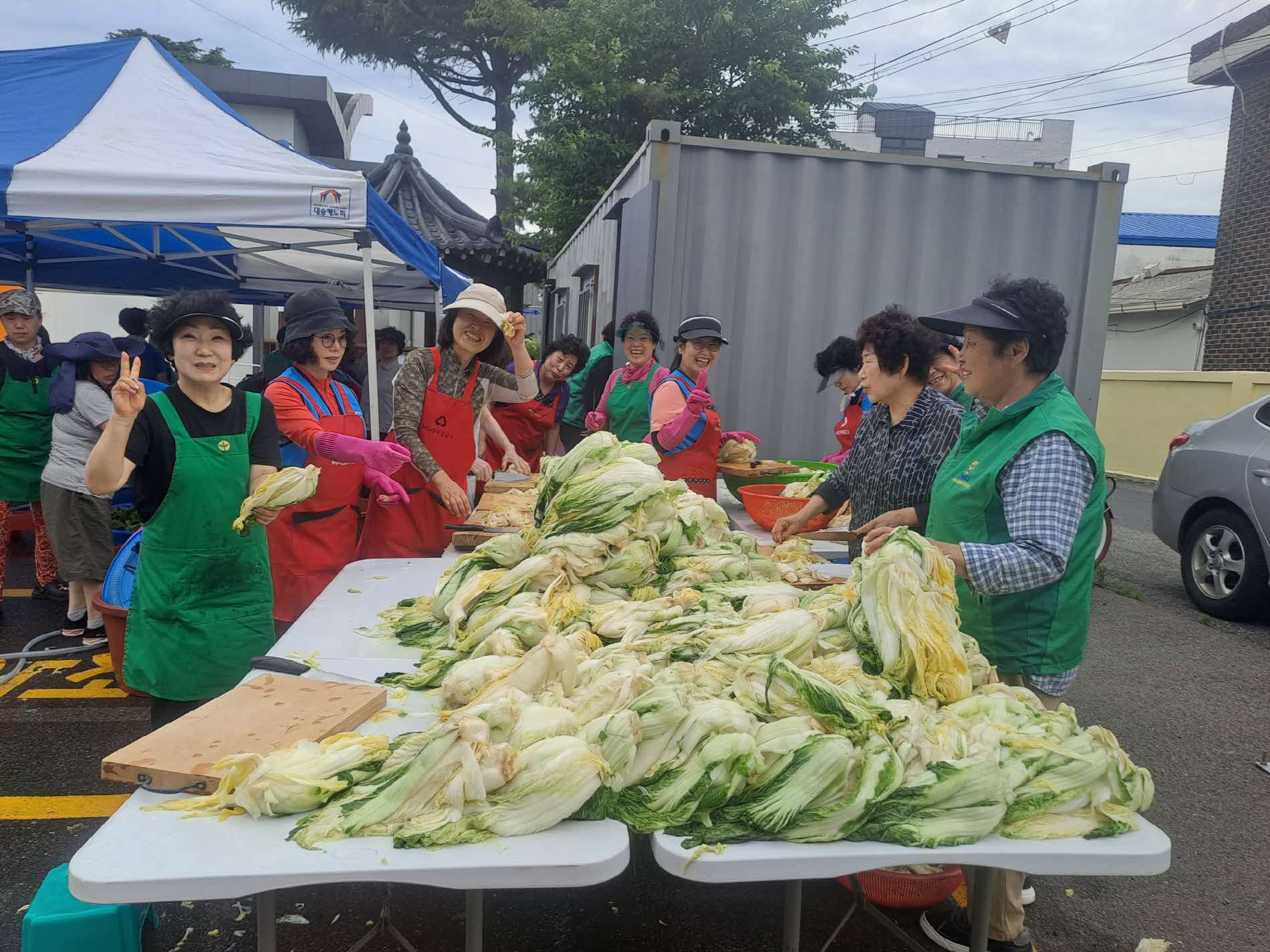 장항읍, 사랑 가득 제철 김치 나눔 행사 성료